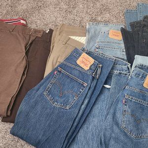LEVI 501 & 577 JEANS AND DOCKERS